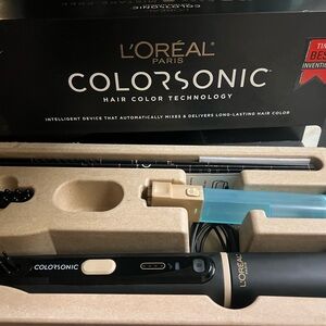 L'Oreal Colorsonic Hair Color Tool in Black and Gold
